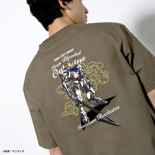 STRICT-G『機動戦士ガンダム 鉄血のオルフェンズ』刺繍Tシャツ ガンダム・バルバトス