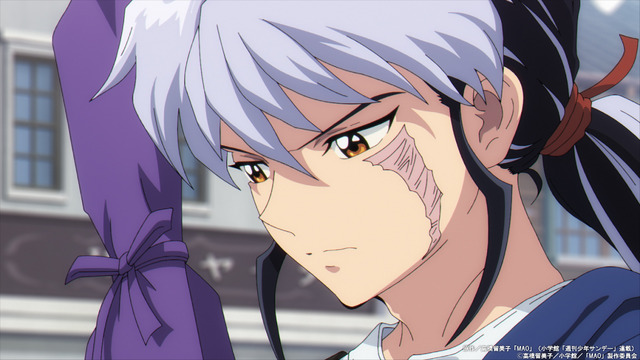 春アニメ『MAO』第2話「蜘蛛女」先行カット