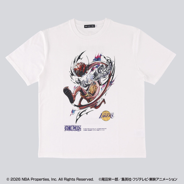「ONE PIECE × NBA T-Shirts (全7柄 各2色)」