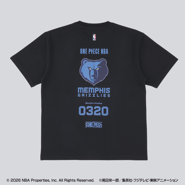 「ONE PIECE × NBA T-Shirts (全7柄 各2色)」