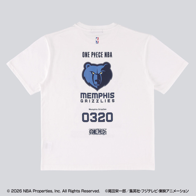 「ONE PIECE × NBA T-Shirts (全7柄 各2色)」