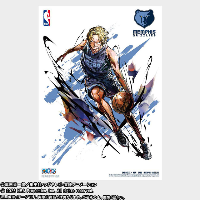 「ONE PIECE × NBA MINI POSTER SET」
