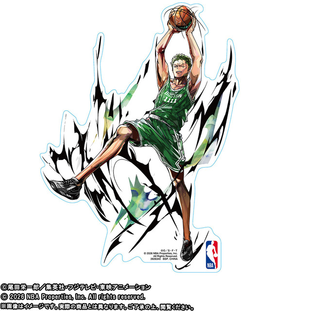 「ONE PIECE × NBA STICKER」