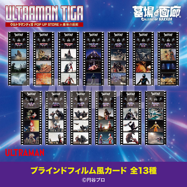 ブラインドフィルム風カード 全13種／各330円(税込)