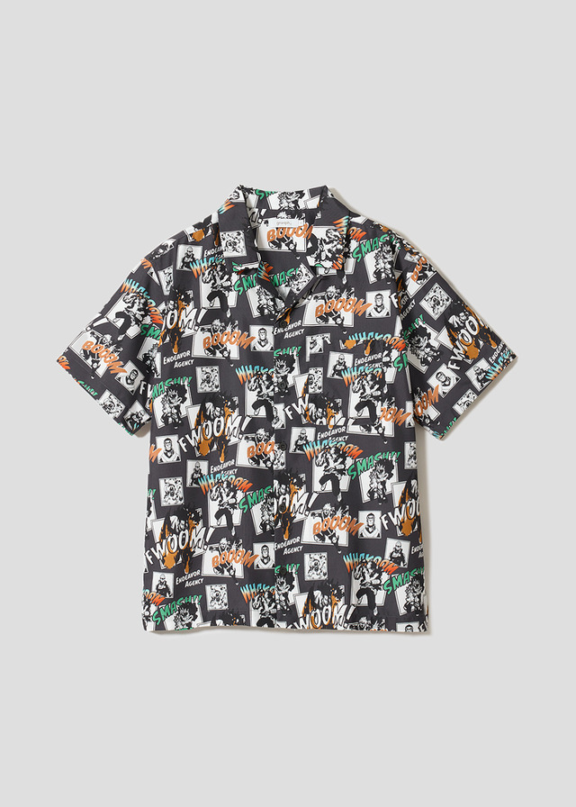 『僕のヒーローアカデミア』×グラニフ　「いざ！エンデヴァー事務所！｜オープンカラーシャツ」