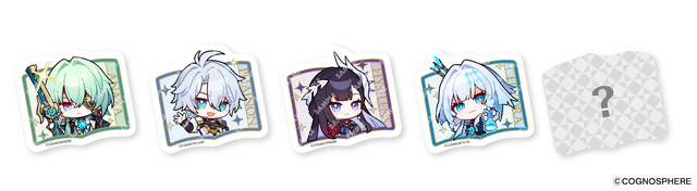 【第 2 弾：5 月 15 日（金）～】コラボ限定ステッカー（4 種+シークレット 1 種）