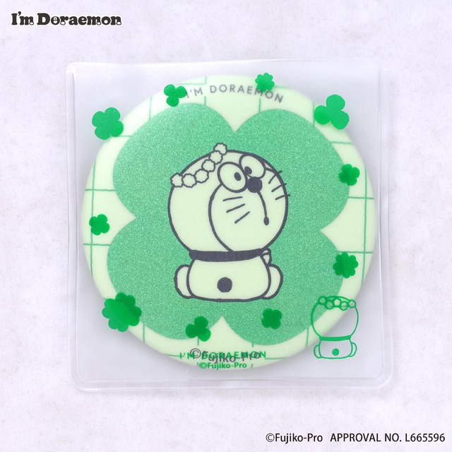 I'm Doraemonシリーズ「グリッター缶ミラー」使用イメージ