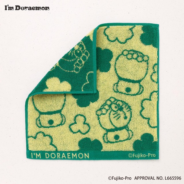 I'm Doraemonシリーズ「ジャガードハンドタオル」使用イメージ