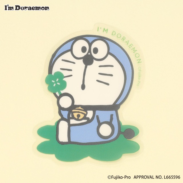 I'm Doraemonシリーズ「クリアステッカー」使用イメージ