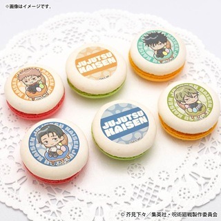 イースタープリマカロン6個セット2026【特典缶バッジ付き】（虎杖悠仁／伏黒恵／乙骨憂太／禪院直哉）