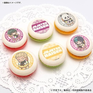 イースタープリマカロン6個セット2026【特典缶バッジ付き】（禪院真希／パンダ／秤金次／星綺羅羅）