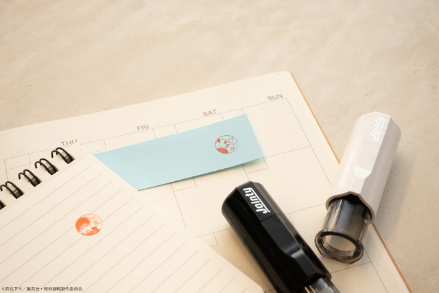 印鑑はんこSHOPハンコズ「呪術廻戦 はんこコレクション」使用イメージ