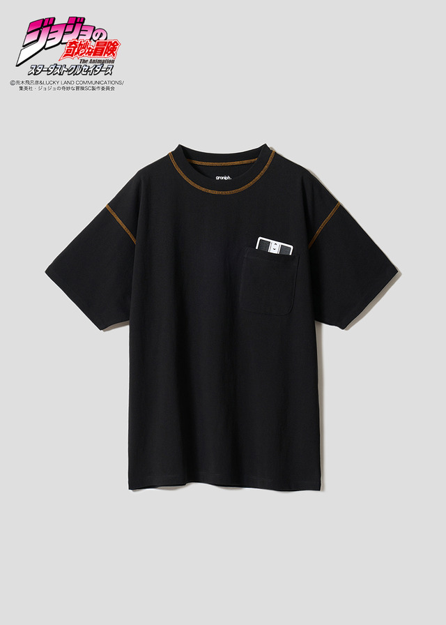 『ジョジョの奇妙な冒険』×グラニフ　「エジプト9栄神｜ビッグシルエットTシャツ」前面