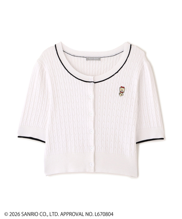 タイニーチャムミニケーブルカーデトップス