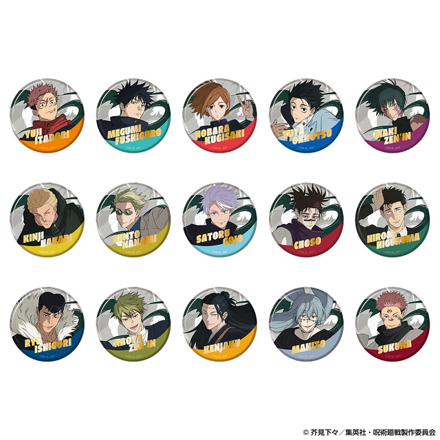 トレーディング箔押し缶バッジ