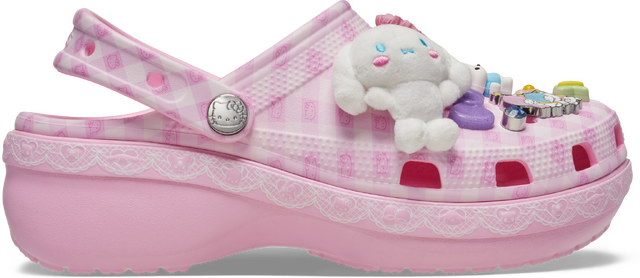 ハローキティ アンド フレンズ クラシック プラットフォーム クロッグ