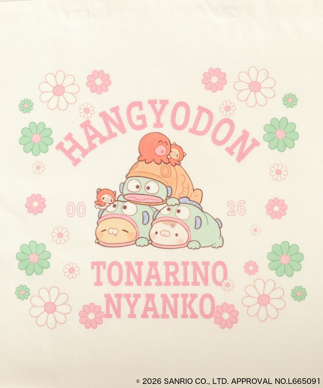 フラワーモチーフトートバッグ