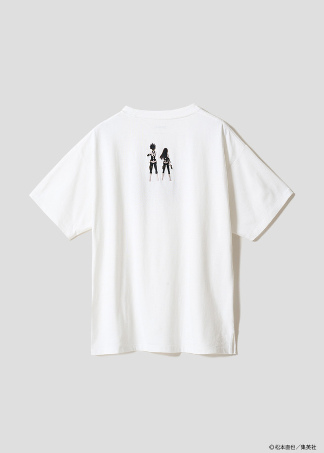 『怪獣8号』×グラニフ　「『隣 いいか？』｜ビッグシルエットTシャツ」背面