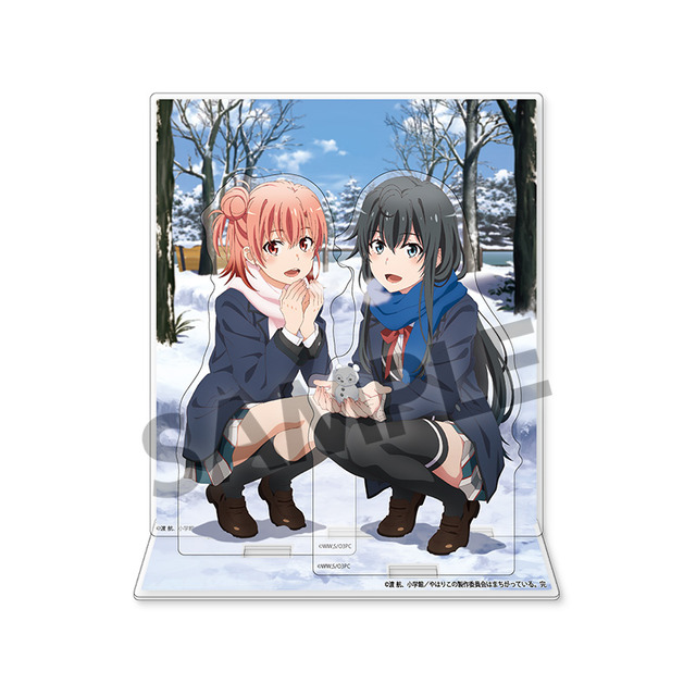 「はり俺の青春ラブコメはまちがっている。完 背景付きアクリルスタンド」 雪ノ下雪乃＆由比ヶ浜結衣 2019 winter ver.