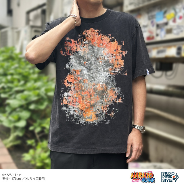 『NARUTO-ナルト- 疾風伝』ヴィンテージ風Tシャツ（2種）