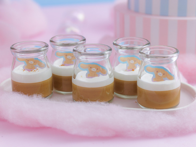 ”カプチーノ”のお昼寝コーヒーラテプリン