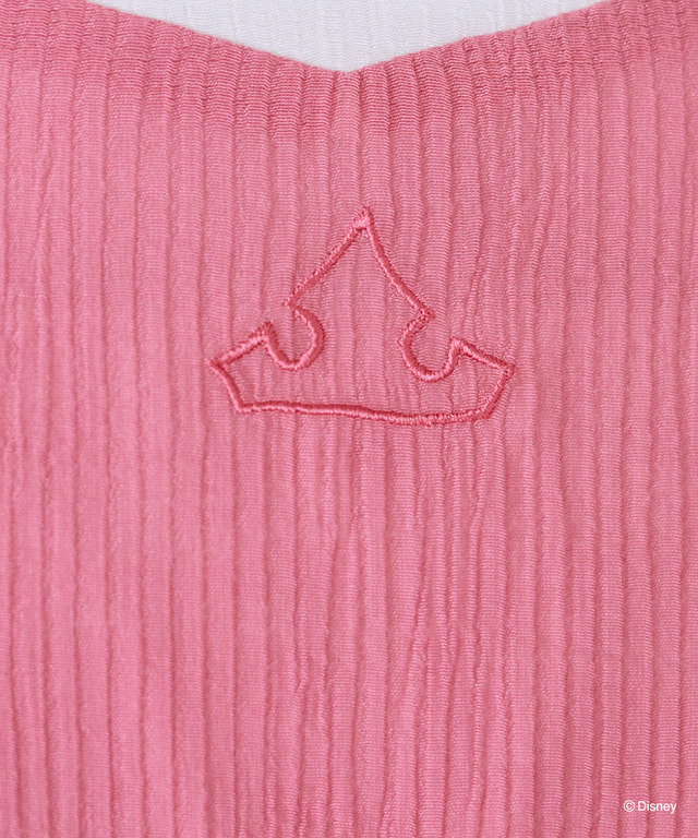 Areeam Disney Collection「Disney Princess」ティアードワンピース　部分アップ