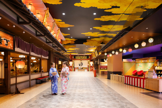 温泉型テーマパーク「空庭温泉 OSAKA BAY TOWER」弁天通り