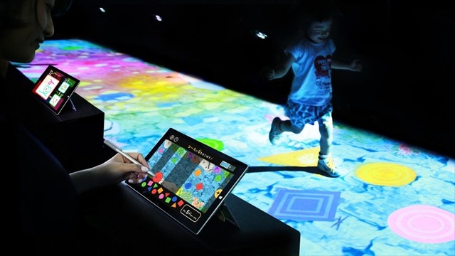 ワンピース×チームラボ「デジタルアー島の冒険」 自分で描いたチョッパーが動き出す