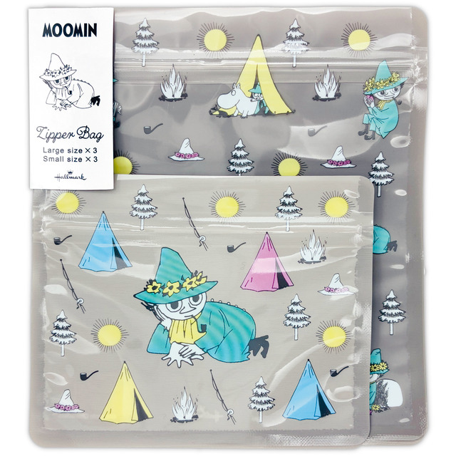 「Moomin valley's day」ジッパーバッグ 748円（税込）