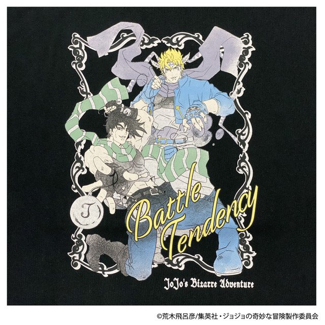半袖Ｔシャツ「ジョセフ・ジョースター」と「シーザー・アントニオ・ツェペリ」(アニメ『ジョジョの奇妙な冒険 戦闘潮流』)