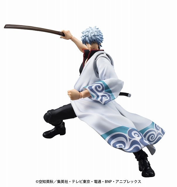 「銀魂」坂田銀時のアクションフィギュアが登場 土方との入れ替わりも再現可能