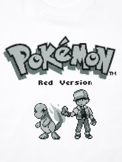 ユニクロ『ポケットモンスター』シリーズUTコレクション第2弾「ポケモン UT」カラー：00 WHITE　部分アップ