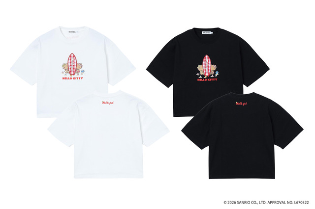 【MILKFED. x HELLO KITTY】SUN-KISSED SURF S/S TEE