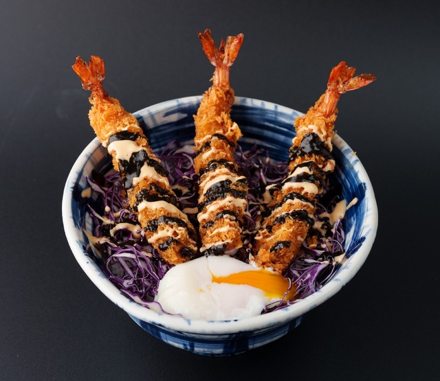 じゅじゅ探訪オリジナル　海老フライ丼　1,800円