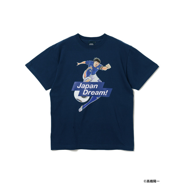 キャプテン翼 × BEAMS MANGART　「翼VICTORY  Tシャツ（ブルー）」
