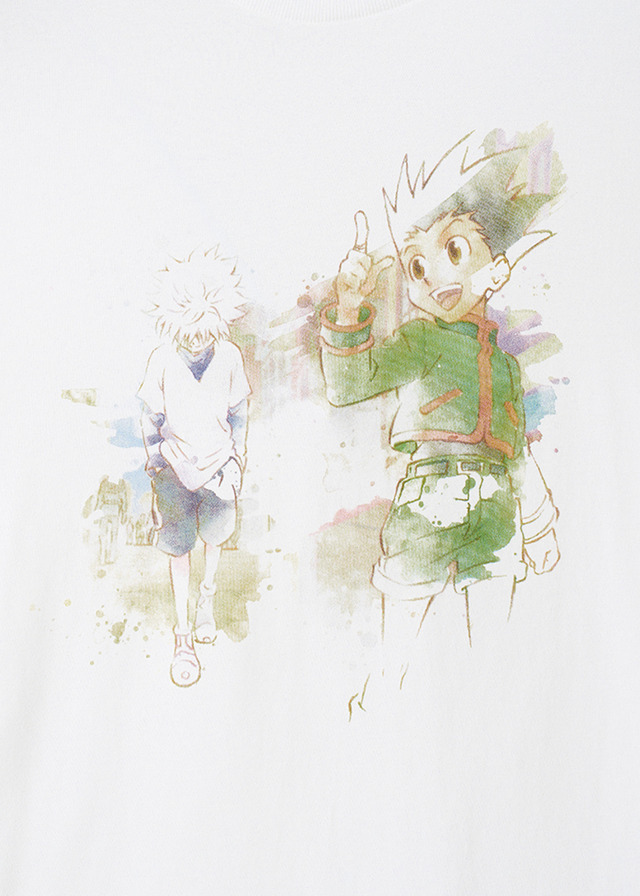 TVアニメ『HUNTER×HUNTER』×グラニフ　「シンユウ｜Tシャツ」部分アップ