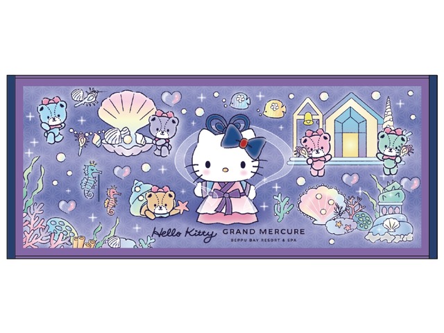 グランドメルキュール別府湾リゾフェオスタオル「TENNYO」