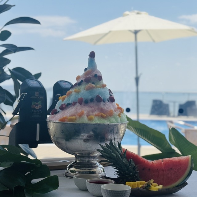 グランドメルキュール別府湾リゾート＆スパ　体験型イベント「Beppu Bay Summer Program」カラフル巨大レインボーかき氷体験（イメージ）