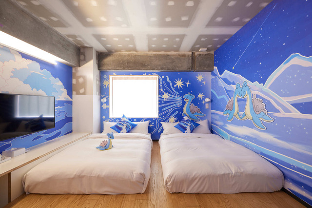 みやぎ応援ポケモン「ラプラス」と宮城県仙台市「OF HOTEL」がコラボ企画を実施　コラボルーム（イメージ）