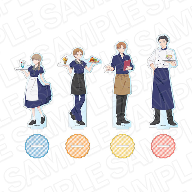 アクリルフィギュア cafe ver.価格：各1,760円(税込)