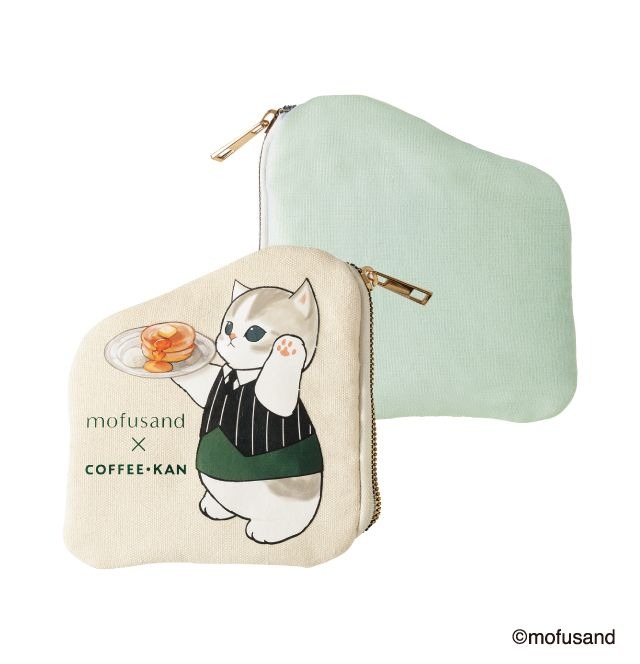 『mofusand』と珈琲館がコラボレーション　数量限定「mofusand×珈琲館 サマーバッグ2026」を販売　ダイカットポーチもセットに