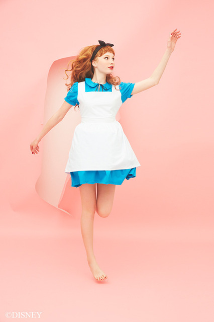 お茶会のエプロンドレスセット