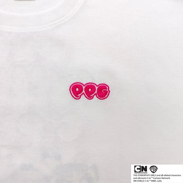 パワーパフガールズ 発泡プリントTシャツ