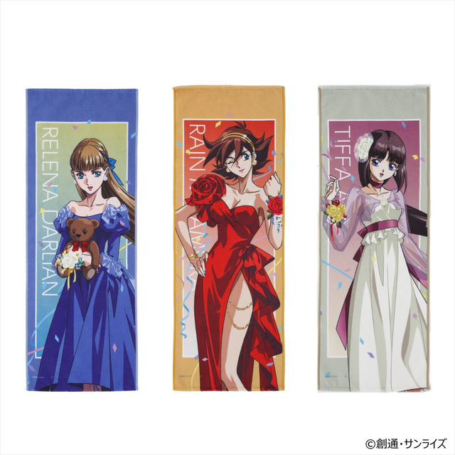 「ガンダムGWX 周年イラスト フェイスタオル（リリーナ、レイン、ティファ）【2026年8月発送】」