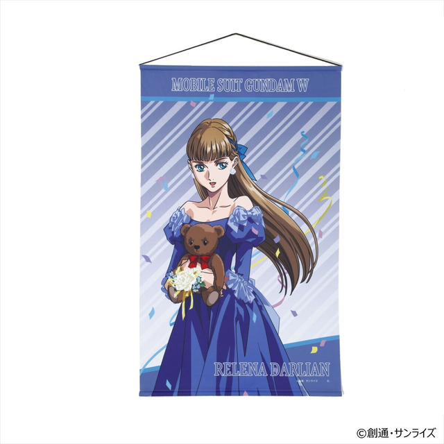 「ガンダムGWX 周年イラスト タペストリー （リリーナ、レイン、ティファ）【2026年8月発送】」