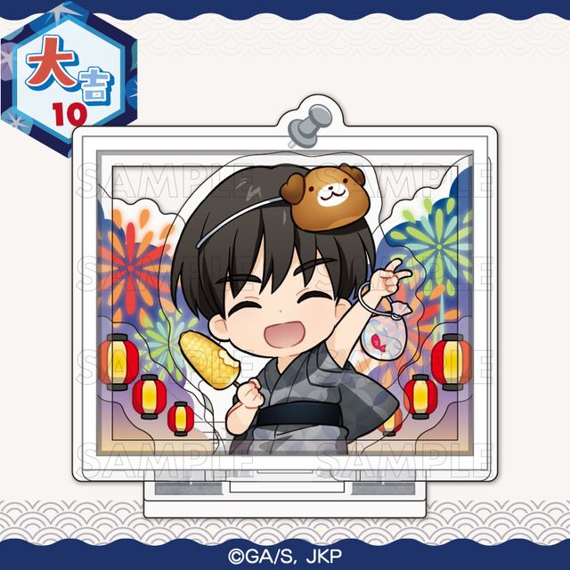 まるくじ「呪術廻戦 Summer memories YUKATA style」復刻版　大吉：選べるアクリルジオラマ【灰原 雄B】