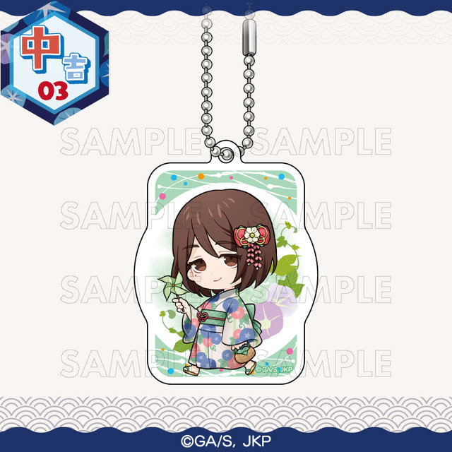 まるくじ「呪術廻戦 Summer memories YUKATA style」復刻版　中吉：アクリルキーホルダー【家入 硝子A】