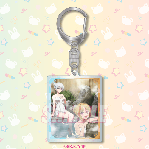 「よう実オンラインくじ テーマパークver」　D賞：アクリルキーホルダー 櫛󠄁田桔梗＆椎名ひより