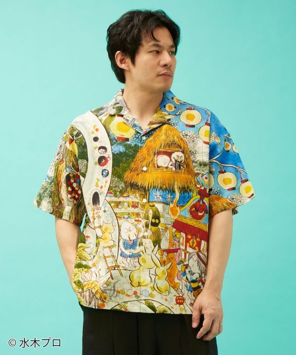 「ゲゲゲの鬼太郎 開襟シャツ」8,910円（税込）