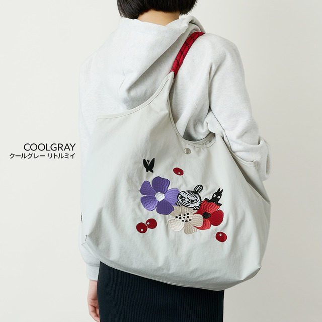 保冷・保温機能付き リッチな刺繍のトートバッグ